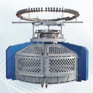 Factory high speed full computerized single jersey open width circular knitting machine